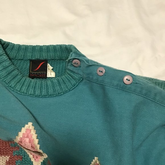 Vintage Leonard Sport Ski Sweater Size M - Picture 8 of 12